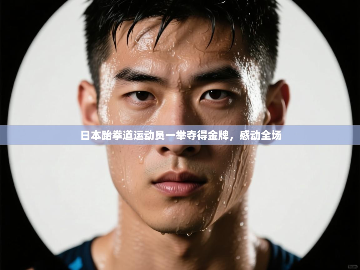 日本跆拳道运动员一举夺得金牌，感动全场